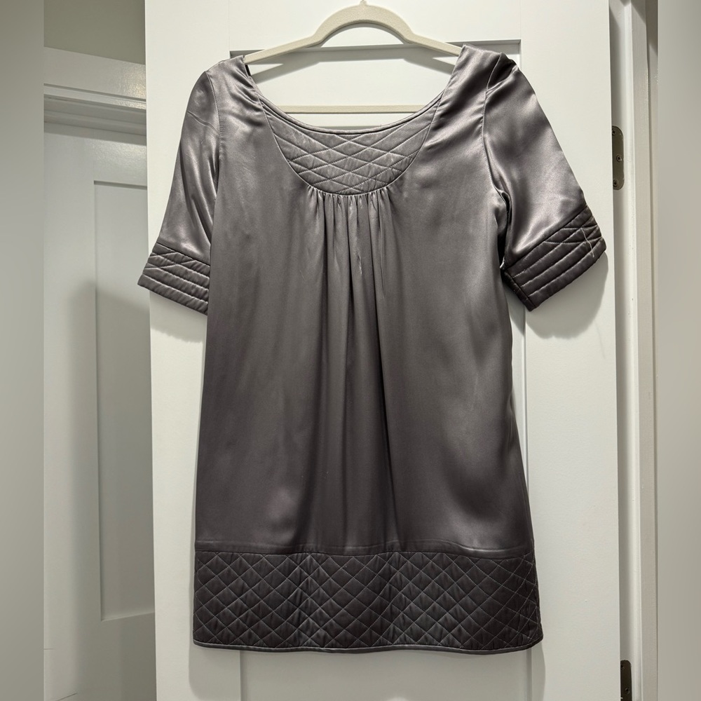 Cynthia Rowley Grey Silk Dress - Size 6